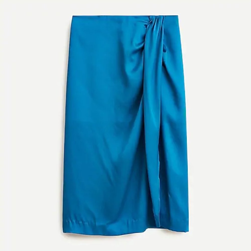 J. Crew Sarong Slip Skirt - 6- NWT